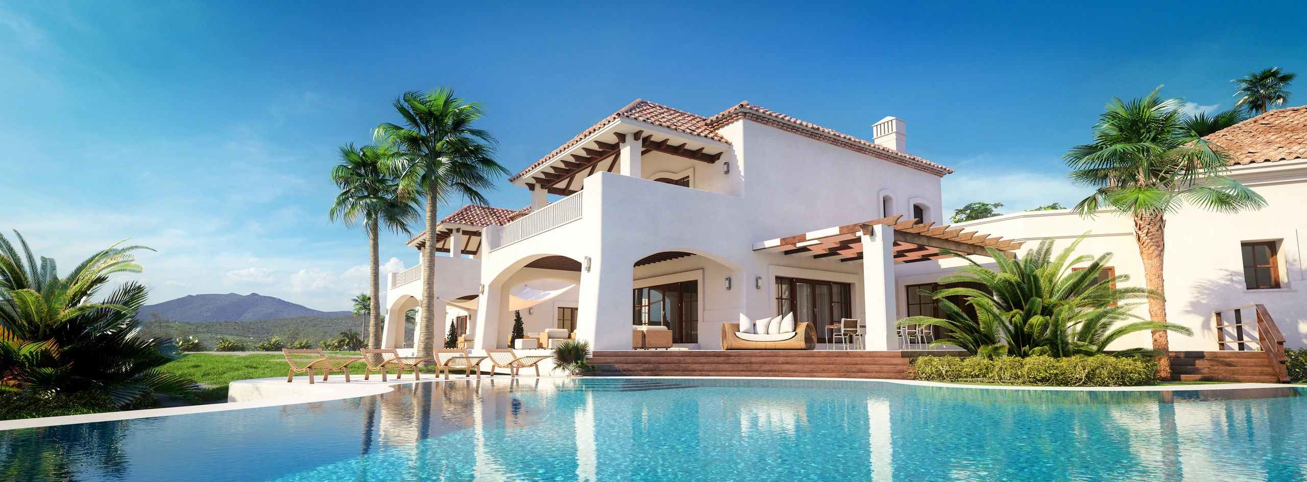 Luxurious villa showcased in media feature.